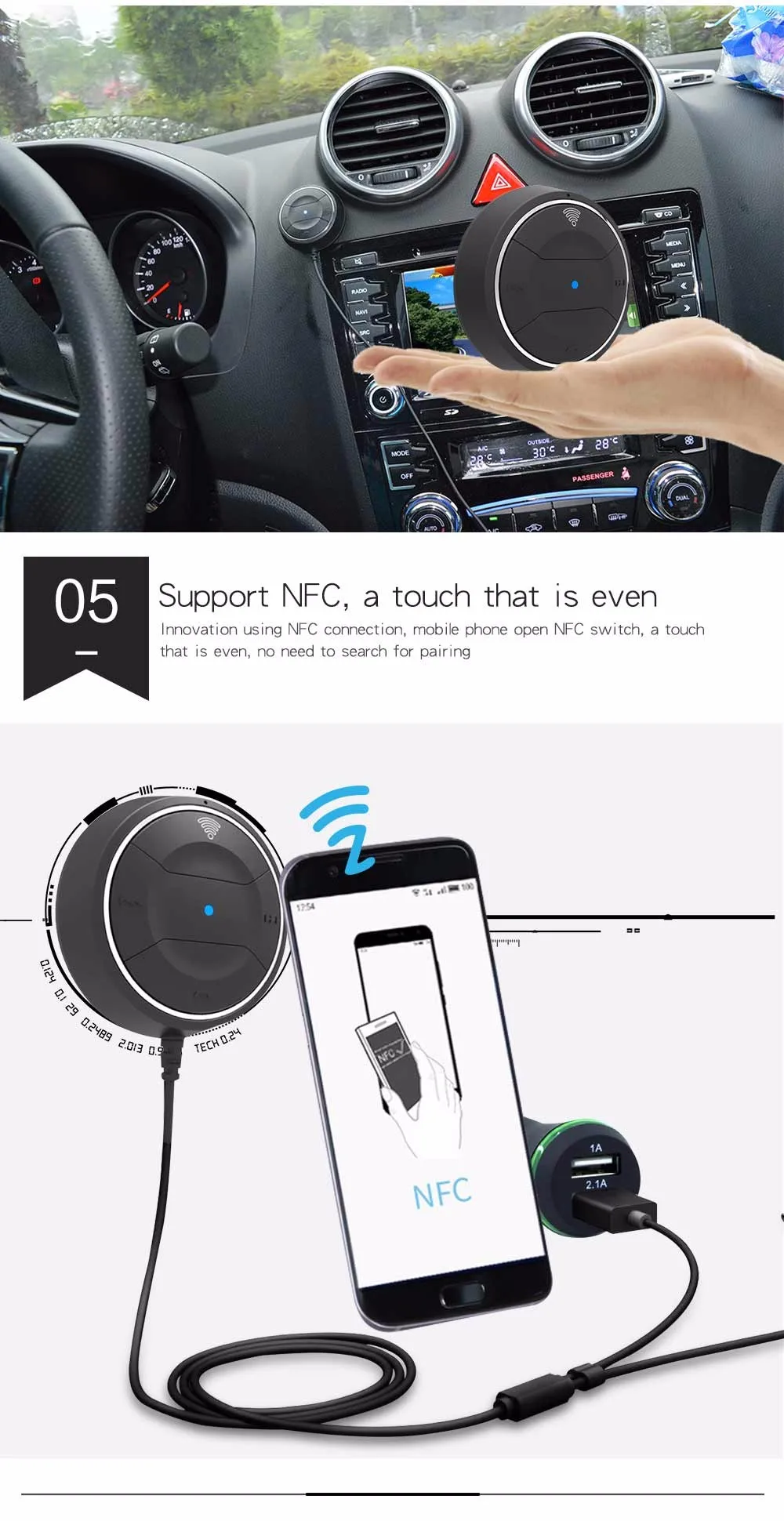 Kit para carro Bluetooth