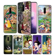 Snow White Seven Dwarfs Soft Black Silicone Case Cover for OnePlus 6 6T 7 Pro 5G Ultra-thin TPU Phone Back Protective