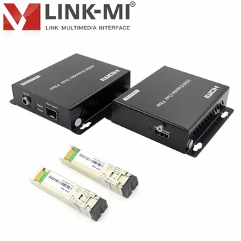 

LINK-MI Transmitter Receiver 300M High compatibility HDMI over Fiber Optic Extender 10G SFP/Multi mode support 4k@60hz YUV4:2:0