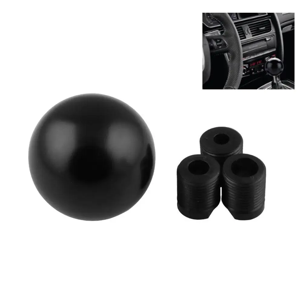 

Shift Knob Adapter kit Universal Car Gear Shifter Lever Round Ball Shape Black