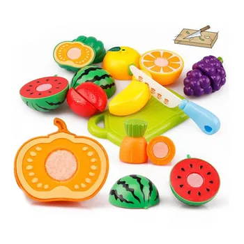 

20PC Colorful Food Cut Vegetables Toy Cutting Fruit Vegetable Pretend Play Children Kid Educational Toy Gift For Kids