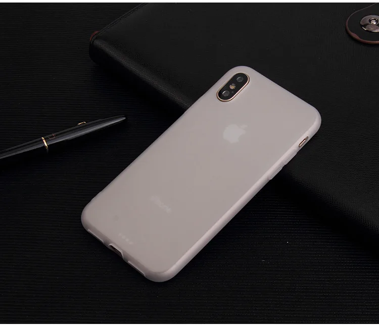 Soft TPU Phone Case For iPhone 7 6 6s 8 X Plus 5 5s SE XR XS Max Ultrathin Simple Solid Candy Color Back Cover (12)