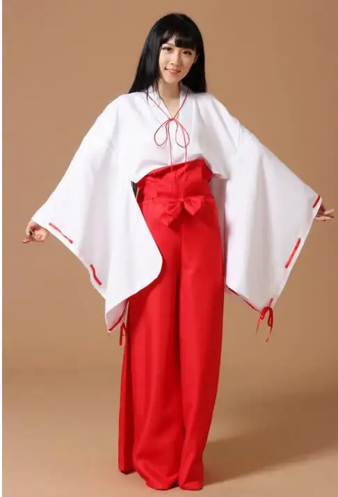 Косплэй Костюм Униформа Нигерия Inuyasha Аниме лунный свет ночного Кикье Мико COS