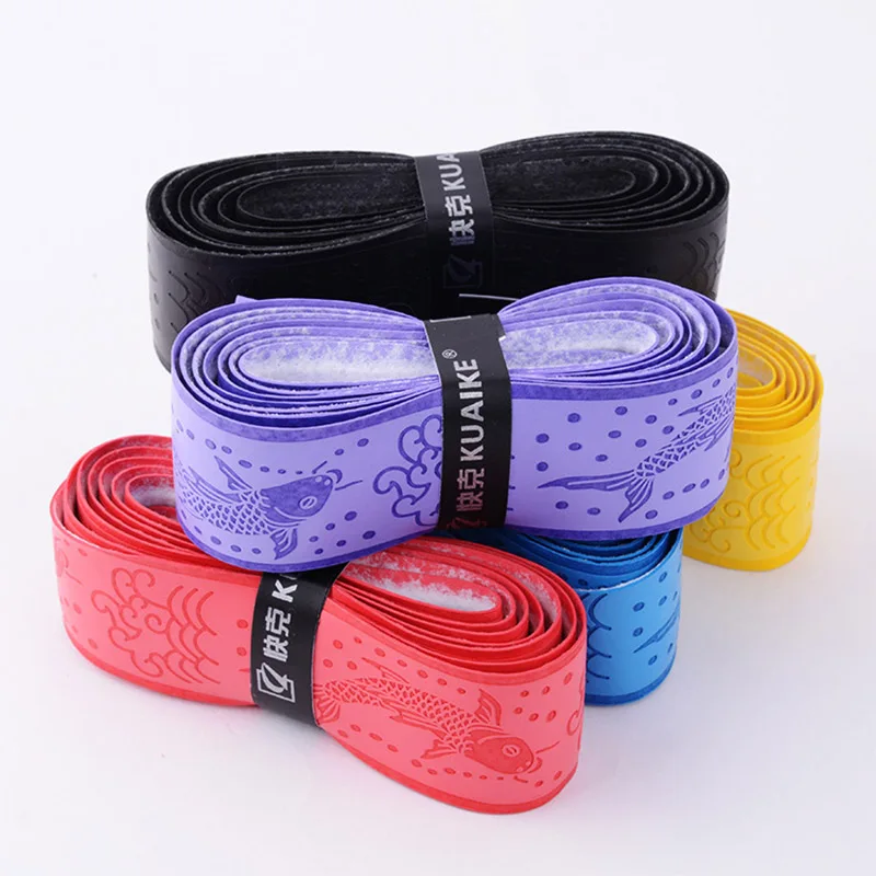 5 Colors Antiskid Fishing Rod Handle Cover Overgrips Breathable Fish Pole Wrapped Sweatband