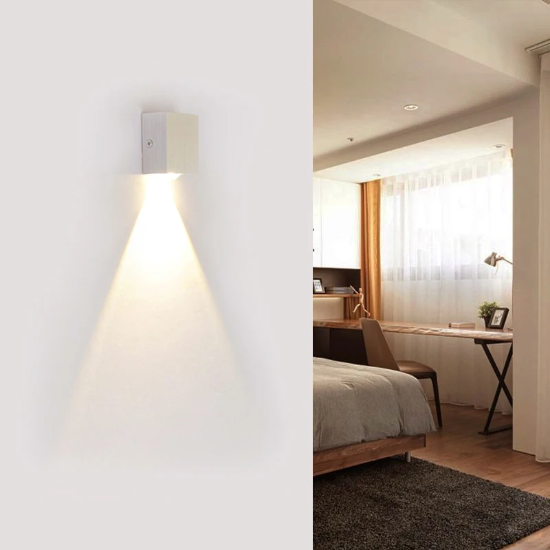 LED Wall Lamp Background Light Sconce 110V 220V Indoor Aluminum