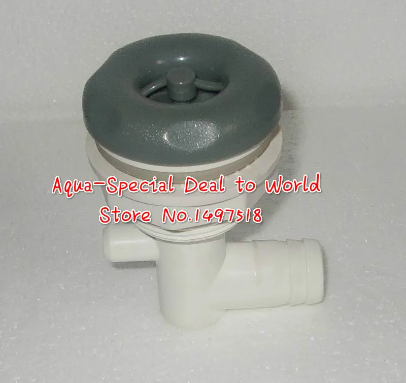 2.5"inch spa jets with double holes swivel rotal hot tub jet, plastic spa jet, 2.5" rotall jets