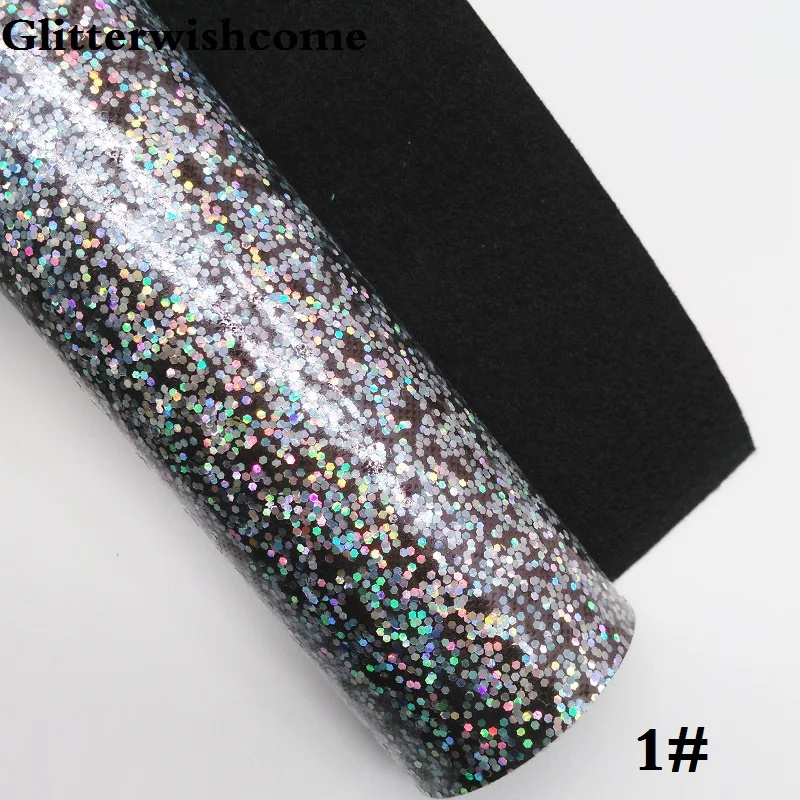 1 Glitterwishcome 21X29 см A4 размер винил для бантов гладкая блестящая кожа Fabirc искусственная кожа листы для бантов, GM227A - Цвет: 1
