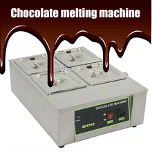 Коммерческая 4 цилиндровая плавильная машина для шоколада термостат из нержавеющей стали устройство для растапливания шоколада шоколадная машина для продажи