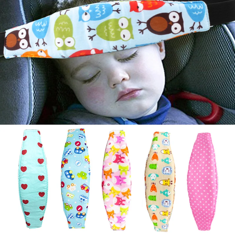 Adjustable font b Baby b font Head Support Fastening Pram Belt Car Safety Seat Sleep Positioner