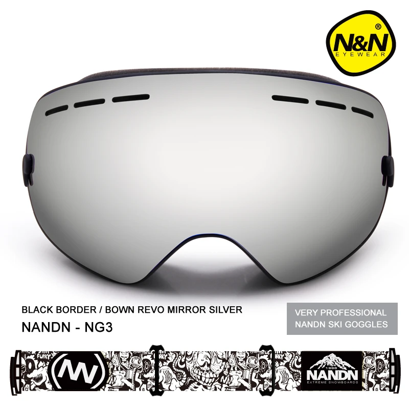 NANDN NG3 Nice font b Skiing b font Snowboarding Goggles Double Layer Ski Googles Men Women