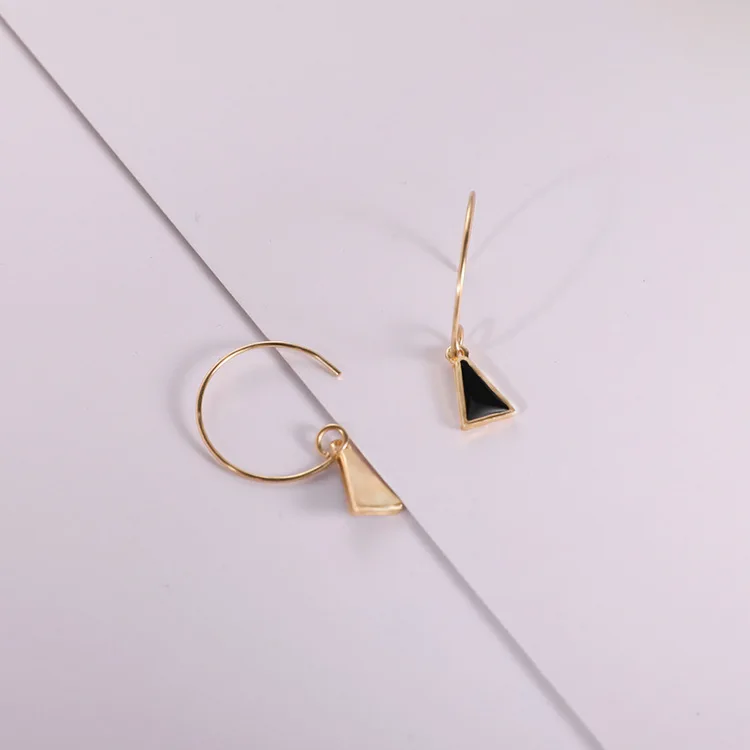 Женские Треугольные Серьги Boucles D'oreilles Pour Les Femmes простые геометрические серьги