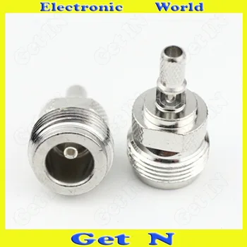 

10pcs-100pcs N-C-K3 RF Coax Connector Compression Snap Seal N(L16) Female Conenctor Fit for RG50-3 Cable N-K3 for Antenna