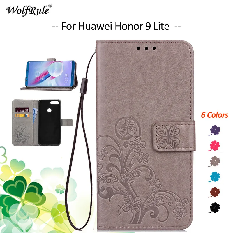 Чехол для Huawei Honor 9 Lite флип-чехол из искусственной кожи чехол-бампер молодежная