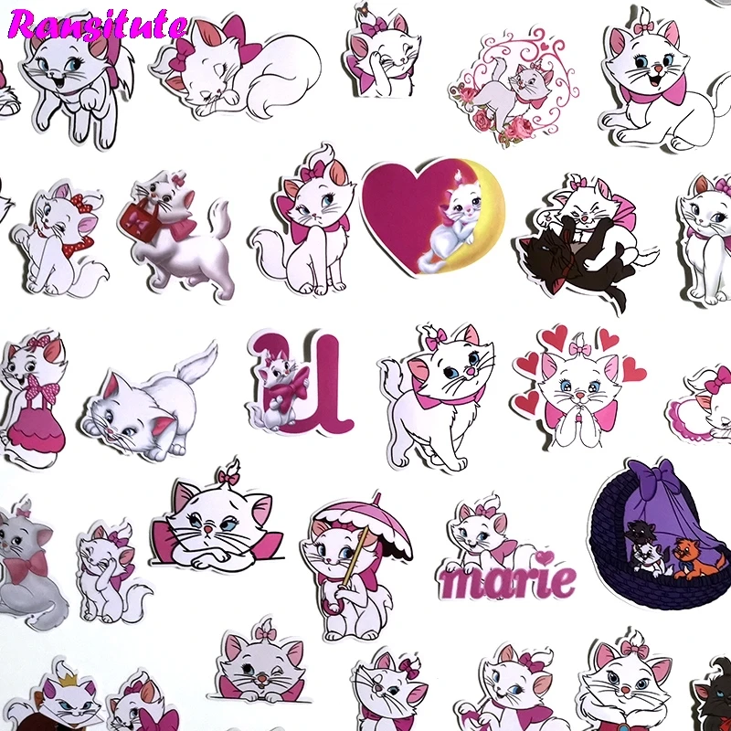 

R202 56pcs/set The AristoCats Graffiti Sticker Child DIY Skateboard Laptop Luggage Mobile Phone Bike Bicycle Waterproof Sticker