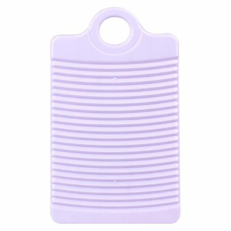 Plastic Washboard Clothes Washing Board 12.4 Inch Length Light Purple