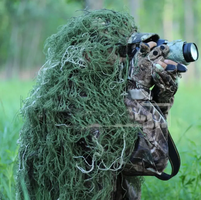 Hot sale 3D Woodland Hunting Head Cover Camouflage NET camo Netting
