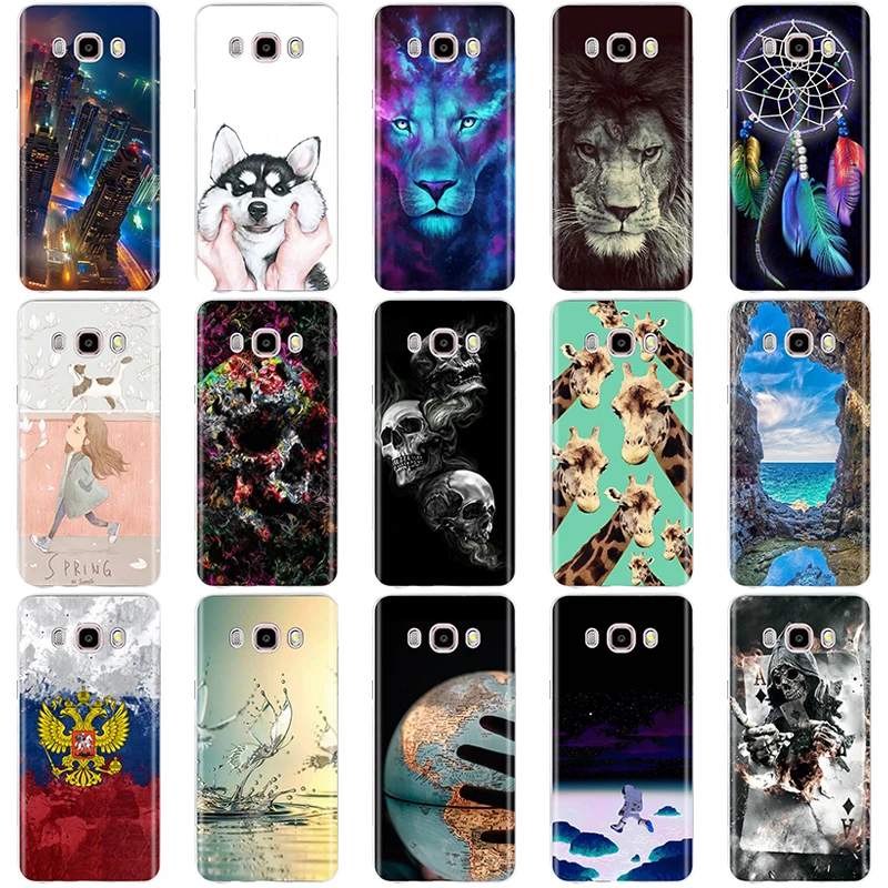 For Samsung Galaxy J5 2016 Case Cover Soft TPU Silicone samsung galaxy j510F J510H 3d | Мобильные телефоны и аксессуары