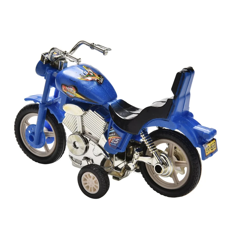 toy motorcycle with pull cord