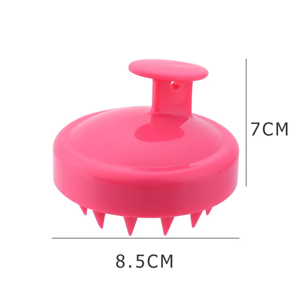 1 шт силиконовый массажер для головы и тела щетка гребень-Шампунь Щетка для массажа головы мытье волос душевая щетка для ванны спа Массажная щетка для похудения