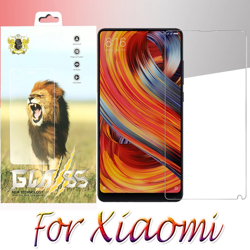 500 шт 2.5D защитное закаленное стекло для Xiaomi Note Mix Max 3 F1 Play Go упрочненная Защитная пленка для экрана с новой коробкой