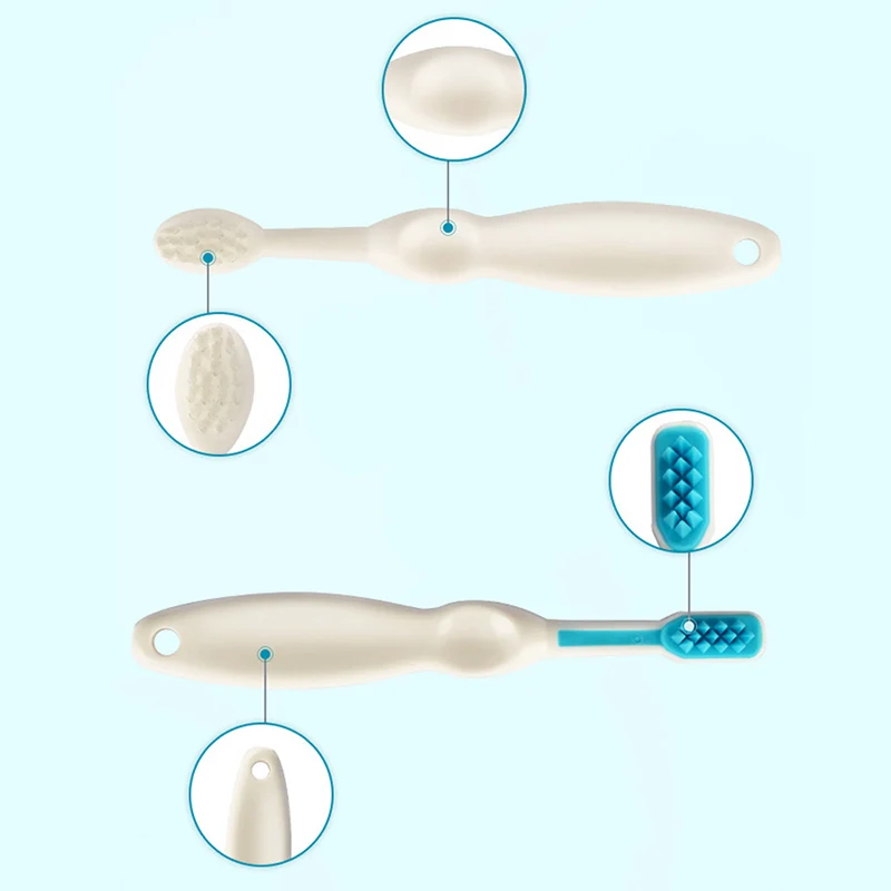 3 шт. детская мягкая Щетинная зубная щетка es детские молочные зубы зубная щетка детская учебная зубная щетка для детских зубов Уход за изделием