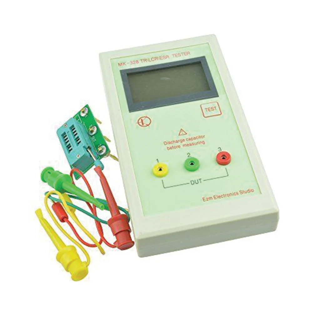 

MK-328 TR LCR ESR Tester Transistor Inductance Capacitance Resistance ESR Meter without Battery White