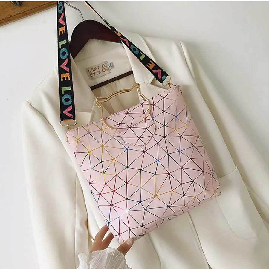 LANLOU Сумки Роскошные сумки женские сумки дизайнерские сумки через плечо женские сумки кошельки и сумки - Цвет: Розовый