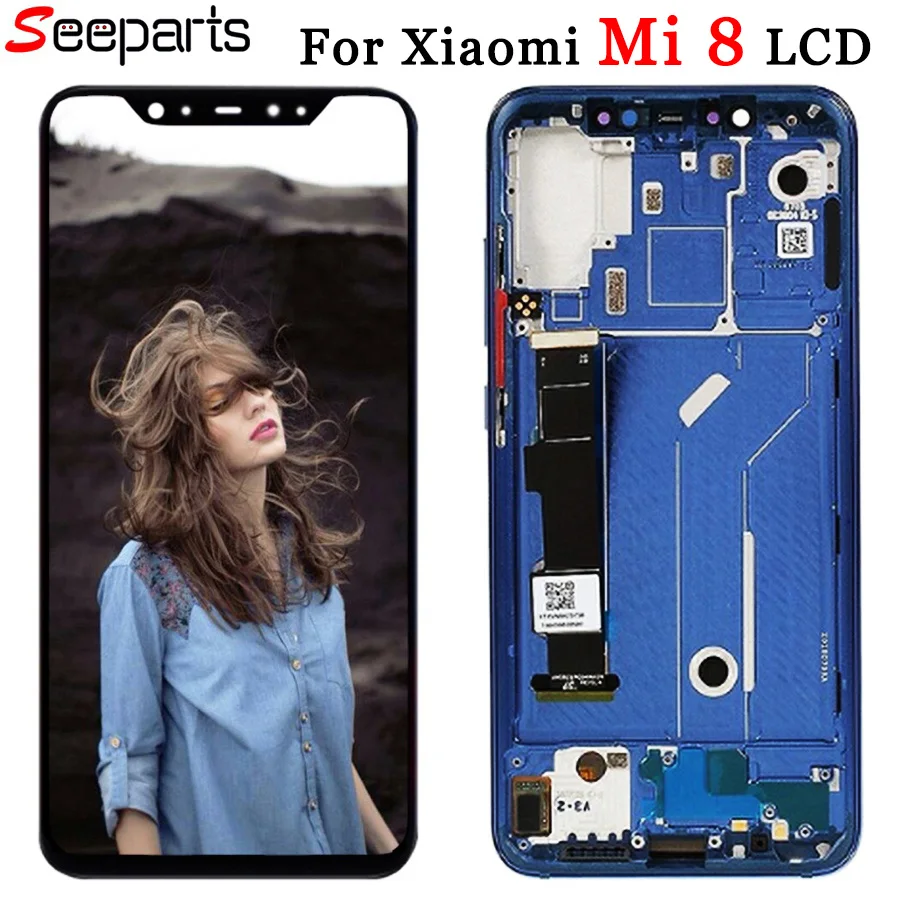 

Amoled Screen Xiaomi Mi 8 LCD MI 8 Explorer Display Digitizer Assembly Touch Screen Replacement 6.21" Xiaomi Mi8 LCD Mi 8 SE LCD