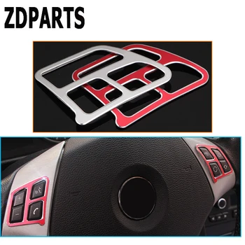 

ZDPARTS 1set Car Aluminum Alloy Stickers For BMW 3 Series E90 E91 E92 E93 Steering Wheel Botton Decoration Frame