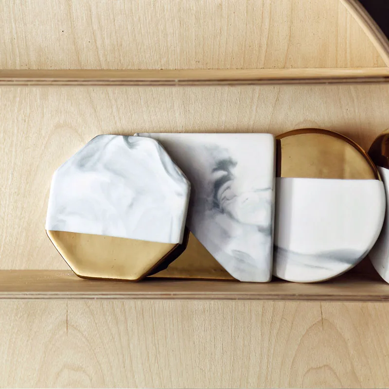 Скандинавская керамика офисный стол для хранения тарелка шик скандинавский Vogue элегантный роскошный золотой офисный стол хранение лоток Органайзер Декор