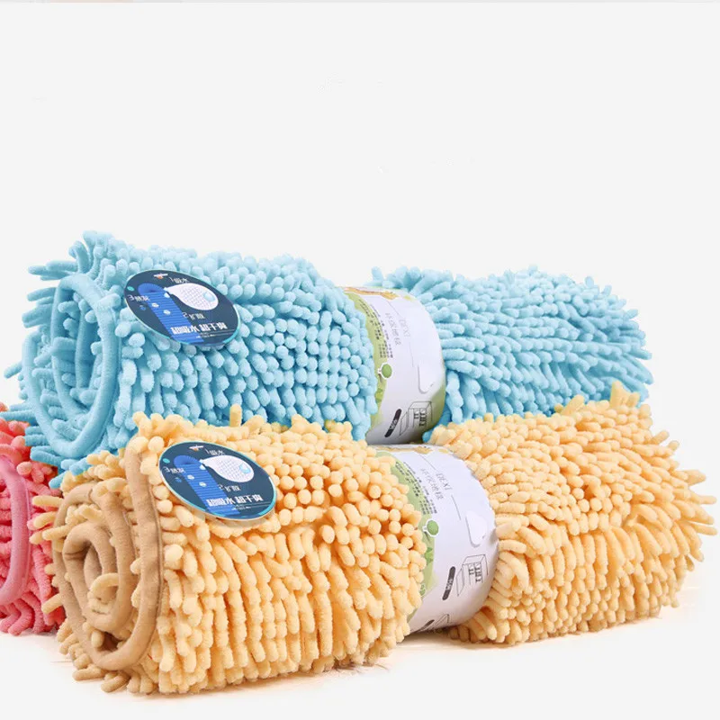1Pcs Fashion Non-slip Mat Microfiber chenille bath mat rugs and carpets for living room bedroom floor mats bathroom door mat