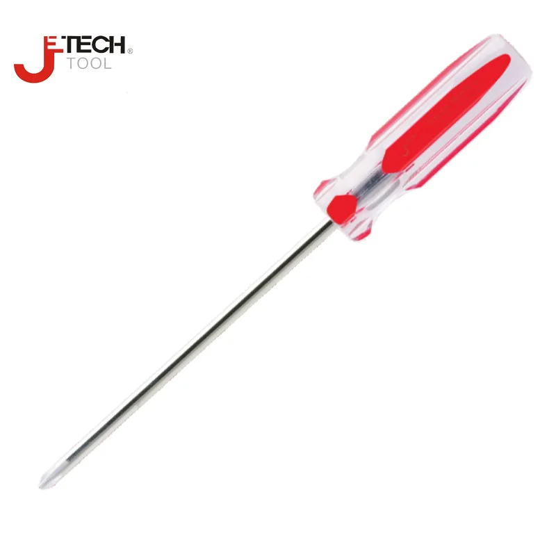 

Jetech CR-V extra long philips red clear color plastic handle precise durable screw driver electric screwdriver destornillador