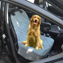 À prova dwaterproof água macio estofando antiderrapante cão assento da frente do carro capa de assento da frente tapete protetor de almofada acessórios para animais de estimação(China)