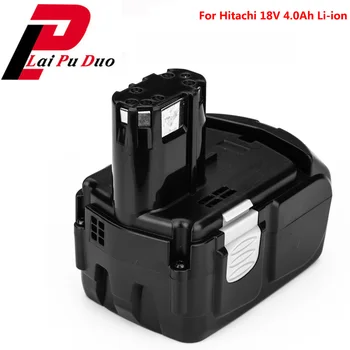 

18V 4.0Ah for Hitachi Li-ion Battery Replacement: C6DC C6DD CJ18DL BCL1815 EBM1830 C18DL C18DLP4 C18DLX C18DMR