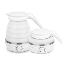 New0.6L компактный размер домашний электрический чайник прочный силиконовый складной 850 Вт компактная для путешествий бойлер электрический прибор