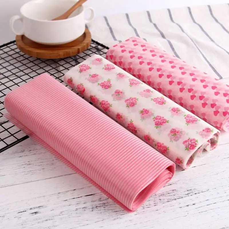 

50pcs Wax Paper Food Chocolate Candy Wrapping Paper Soap Packaging DIY Christmas Gift Wrapping Paper Butter Greaseproof Baking