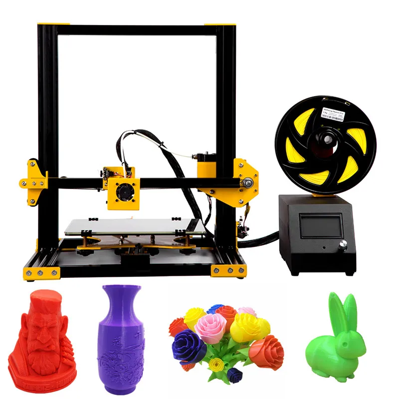 

2018 Sunhokey S1 High Quality Large 3D Printer 2020 Aluminum Frame Free Filament +SD Card as gift
