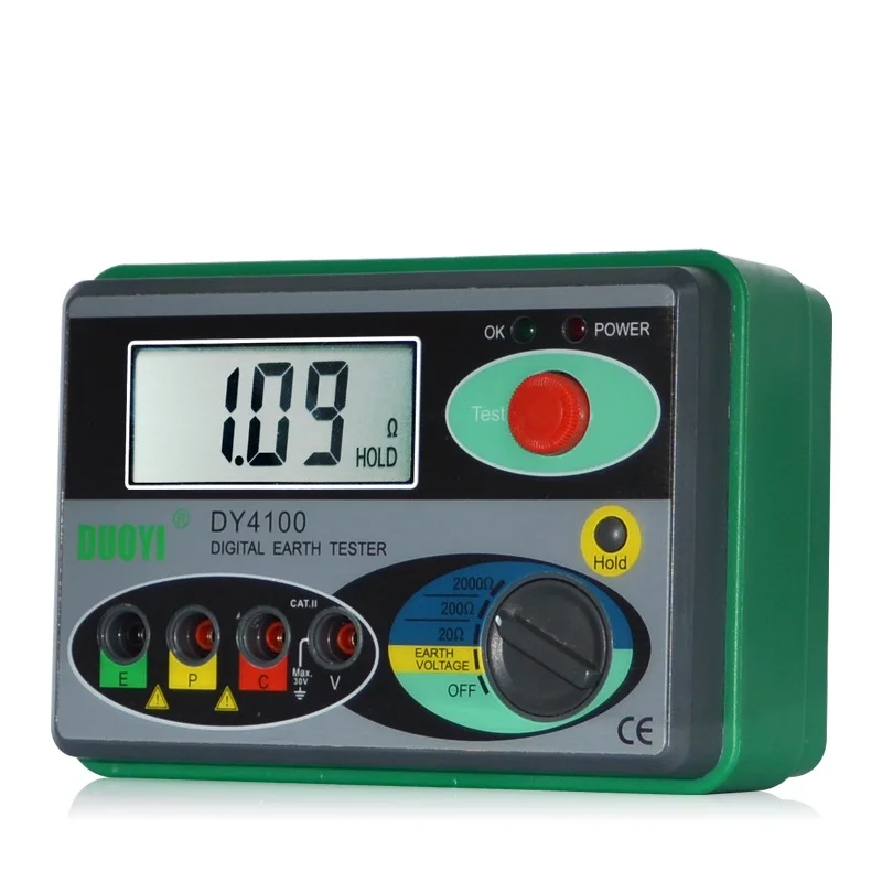 

One more DY4100 grounding resistance tester the high precision of lightning protection test of digital grounding resistance mete