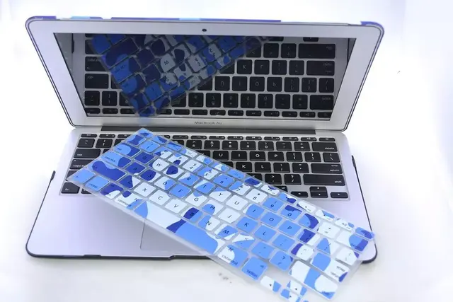 for Keyboard Stickers Laptop Skins Camouflage Colors Newest for MacBook Silicone Keyboard Protective Film-for 11Inch Air 