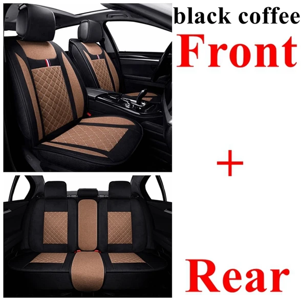 Чехол для автомобильного сиденья для Chevrolet Lacetti Aveo Cruze Captiva valalir Malibu Orlando Alero Epic Trax LOVA RV SPARK Impala Niva болт ss - Название цвета: black coffeestandard