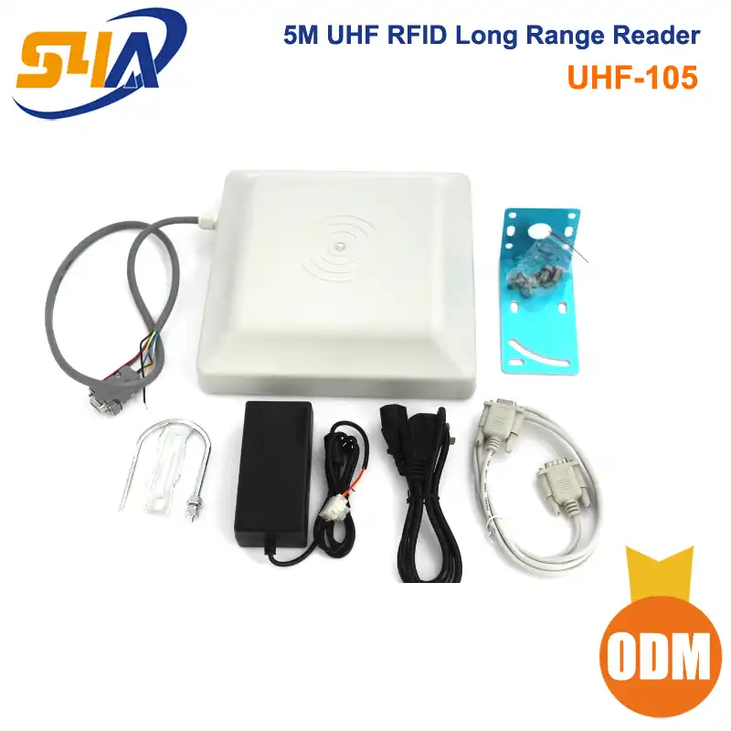 Дальность 5 метров UHF RFID считыватель SDK для системы контроля доступа парковки Дальность 5 метров UHF RFID считыватель SDK для системы контроля доступа парковки