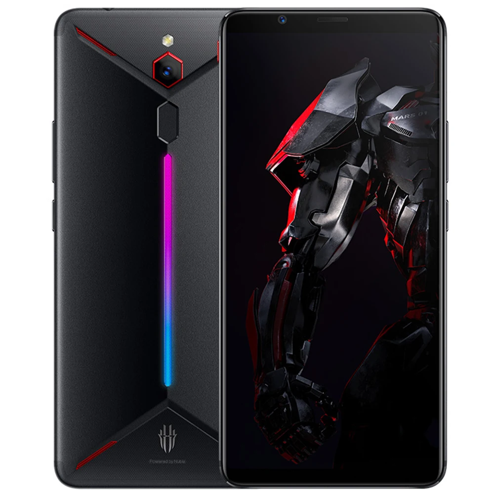 Мобильный телефон zte nubia Red Magic Mars, 6,0 дюймов, 6 ГБ ОЗУ, 64 Гб ПЗУ, Восьмиядерный процессор Snapdragon 845, фронтальная камера 16,0 Мп, задняя камера 8 Мп, игровой телефон