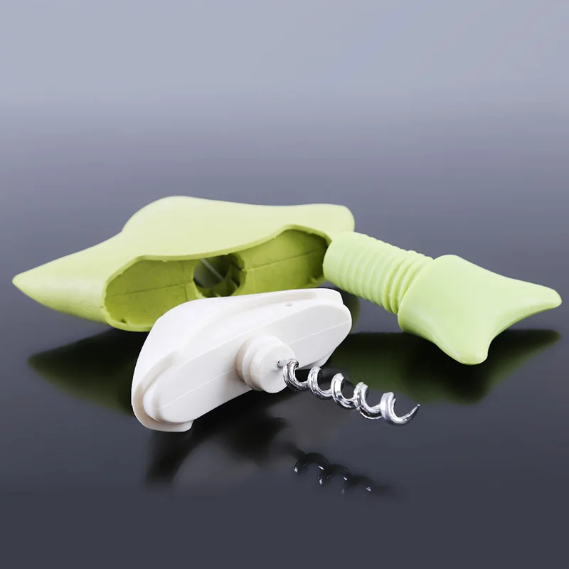2 In 1 Silicone Fish Tail Shape Red Wine Bottle Opener Corkscrew Stopper Favors Set Accessories | Дом и сад
