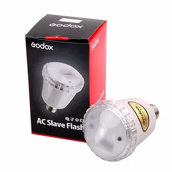 

Godox A45S Photo Studio Strobe Light E27 Screw AC Slave Flash Strobe Bulb 220V 110V