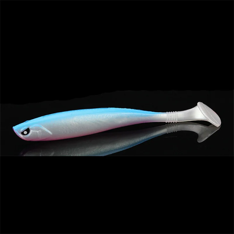 Amlucas 1 шт. 3D мягкий свиньи рыболовные приманки 10g/12 см мягкие Шад черви бас щука Minnow