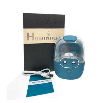 

Dual Spray Nozzle Handy Mist Nano Spray Mister Face Skin Care Vaporizer 60ml Portable Facial Steamer Humidifier Machine