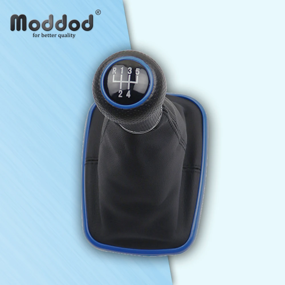 

5/6 Speed Gear Shift Knob for Volkswagen VW MK4 Golf 4 IV GTI R32 Jetta Bora Blue Frame Gaitor Boot 12/ 23mm