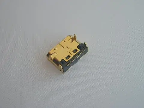 100 шт. разъем HDMI Женский 19Pin SMT Тип с локаторами упакованы в ленту