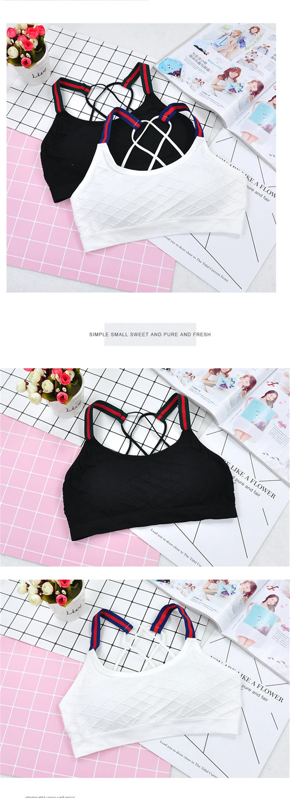 Sports Tops Bra Push Up Sport Bra Women Seamless Yoga Sport Top Gym Brassiere Sportswear Fitness Cross Active Wear For Women