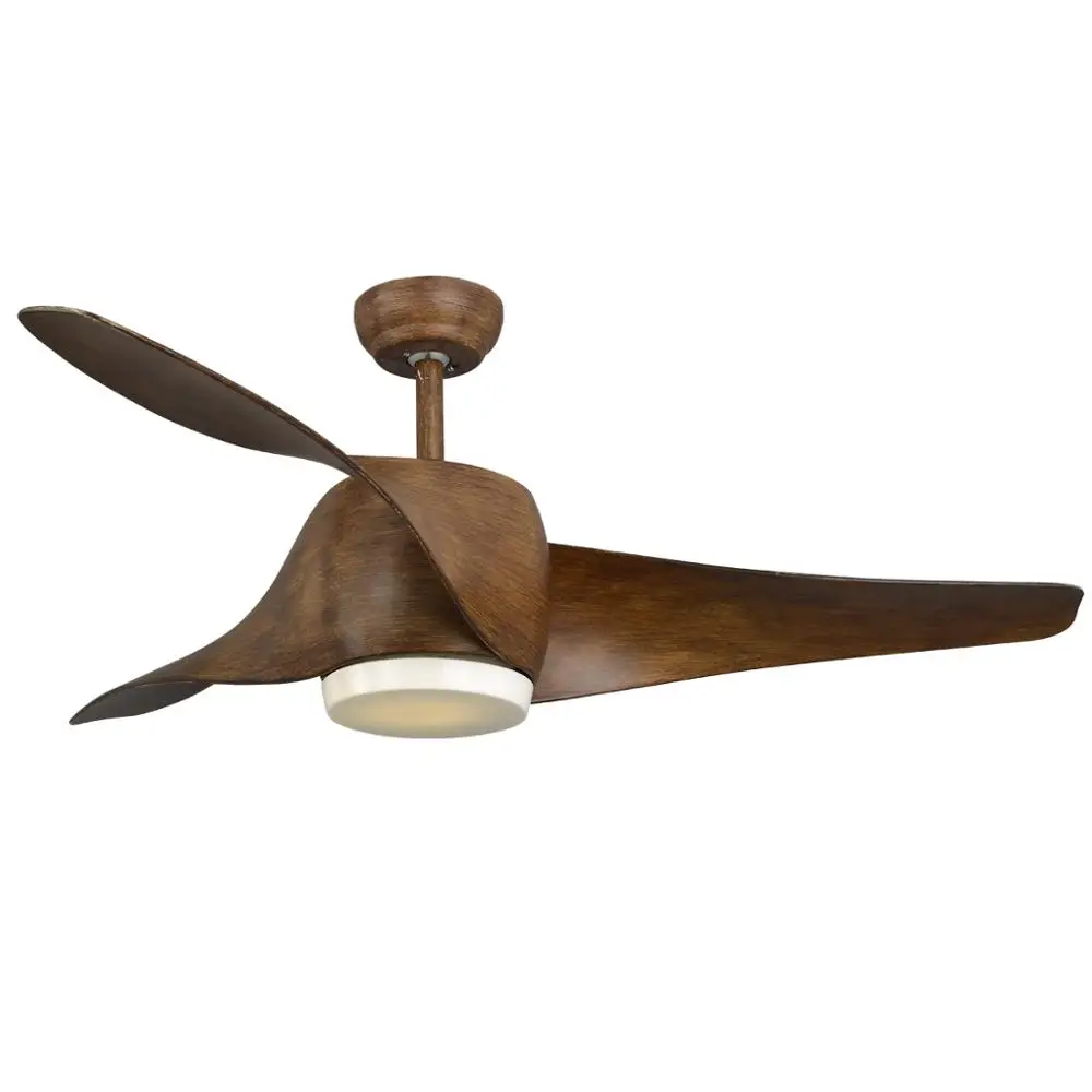 

Vintage Ceiling Fan Led Ceiling Light with Remote Control for Living Room Dinning Room within 5inch & 10 inch rod
